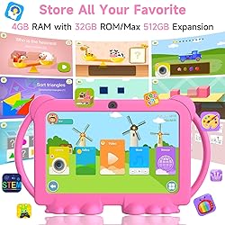 2024 Kids Tablet, Android 12 Tablet for Kids 7