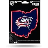 Columbus Blue Jackets Decal - State Shaped Decal - 5" x 6"