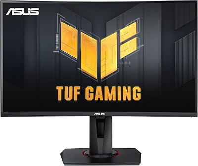 ASUS TUF VG27WQ 27" WQHD 165Hz Curved Gaming Monitor 1ms MPRT FreeSync HDR400