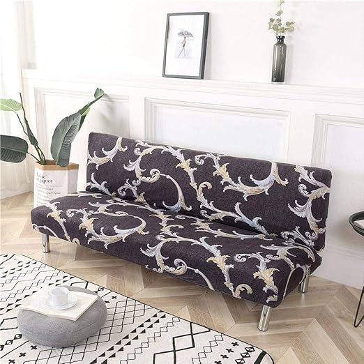 Shafajnc Stretch Armless Sofa Cover Stretch Sofa Bed Cover Sofa