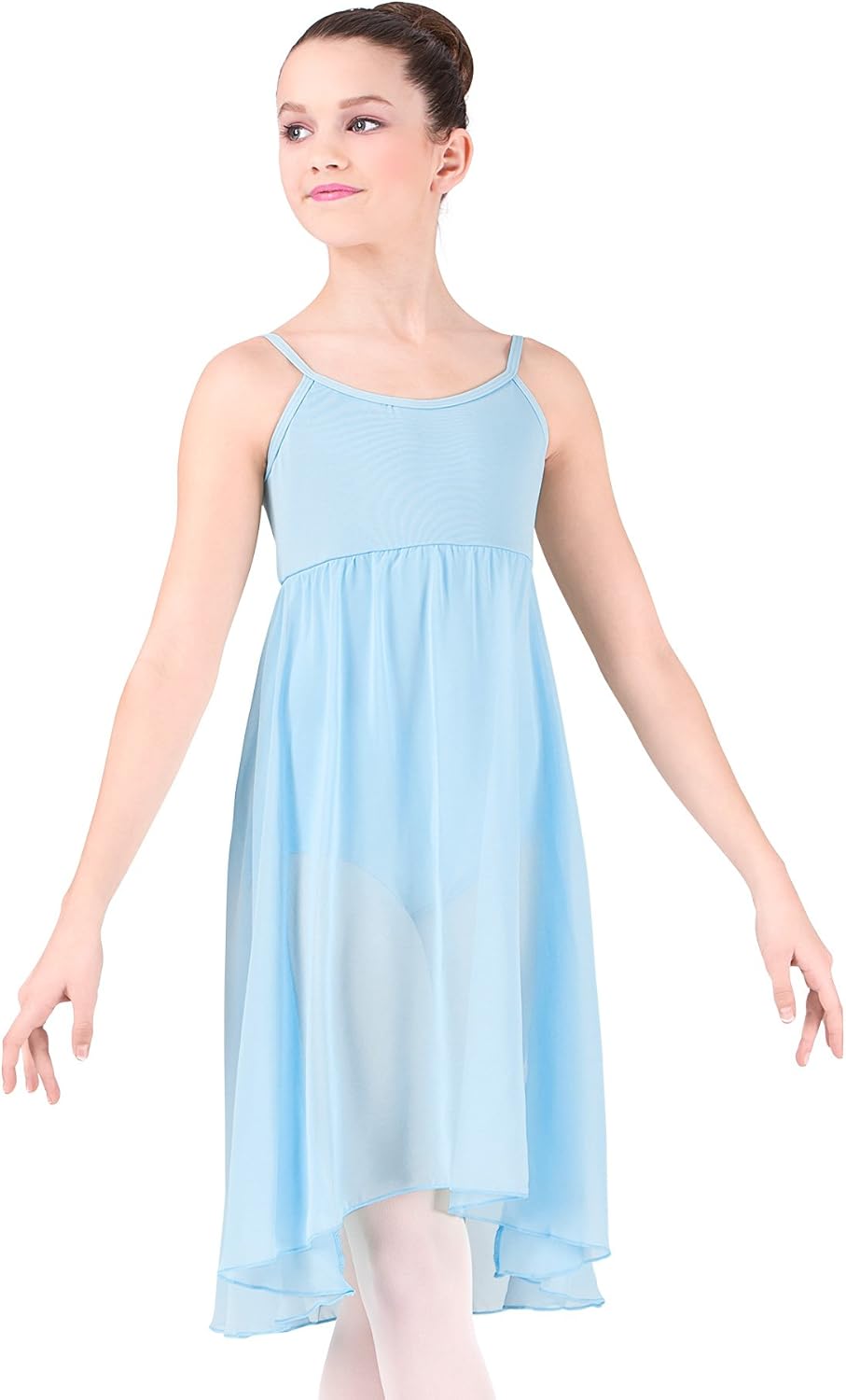 blue camisole dress