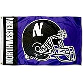 Northwestern University Football Helmet Flag