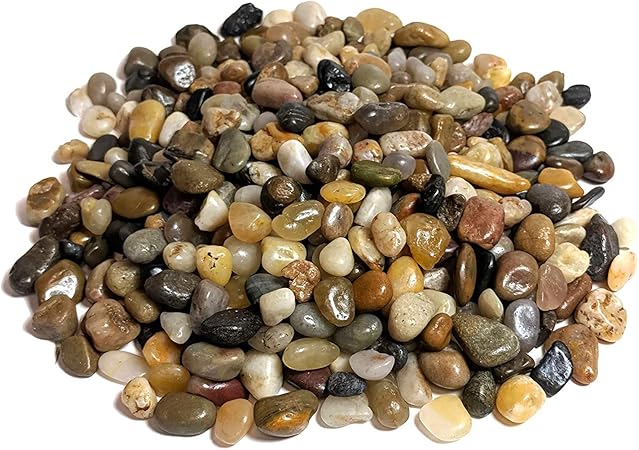 Amazon Com Nrpfell 500g River Rocks Outdoor Decorative Stones