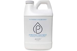 PUREFY Humidifier Treatment - Ultrasonic & Evaporative (68 oz) Hypoallergenic. Unscented. No Residue. Baby Safe. Auto Humidifier Cleaning as Additive. Also Works as Humidifier Cleaner. Healthier Air!