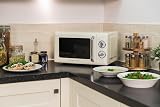 Russell Hobbs RHRETMM705C 17L 700W Cream Retro Solo Microwave view 5