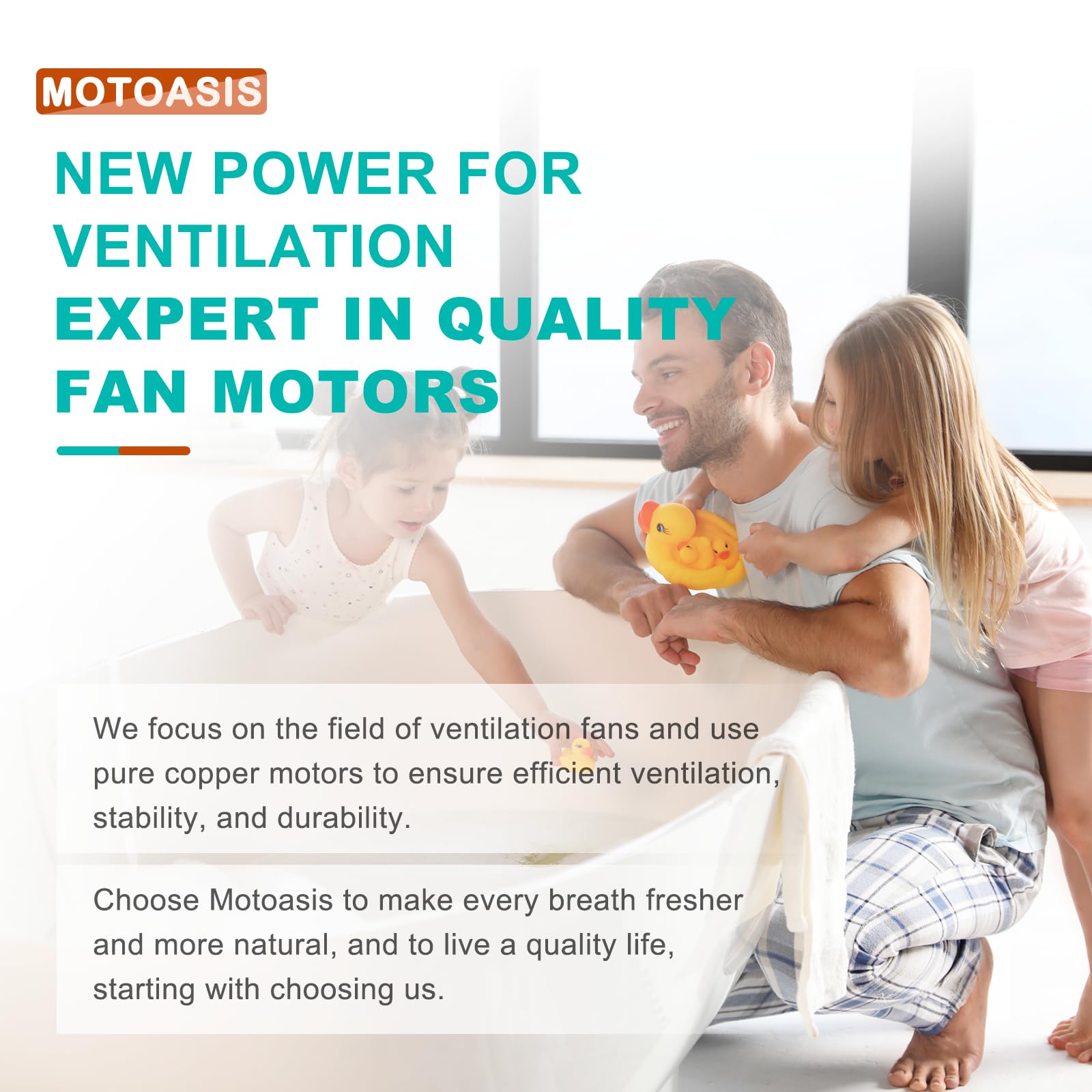 【Upgrade】 C350BN B Unit 50CFM Fan, Compatible with Nutone 696N(695) B Unit, C-350C2/VC-307C2ND B, C-350/370A-A Units Only, VC305C2N, VC305AN, 690-A, 696NC Bathroom Fan, 2.0 Sone,8