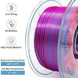 YOUSU Silk PLA Filament 1.75mm, 3D Printer Filament