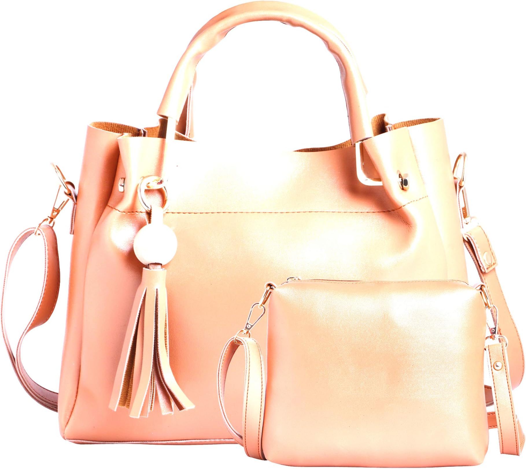 Women's PU Hand Bag, cfs0193 gold