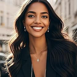 Kstyle 14k Gold Moissanite Necklaces for Women Wife