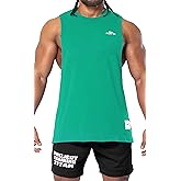 Project Titan Men's Workout Drop Arm Tank Top Cut Off Sleeveless Gym Shirts