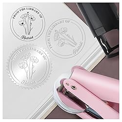 OFCCUSTOM Book Embosser Custom Embosser Stamp with