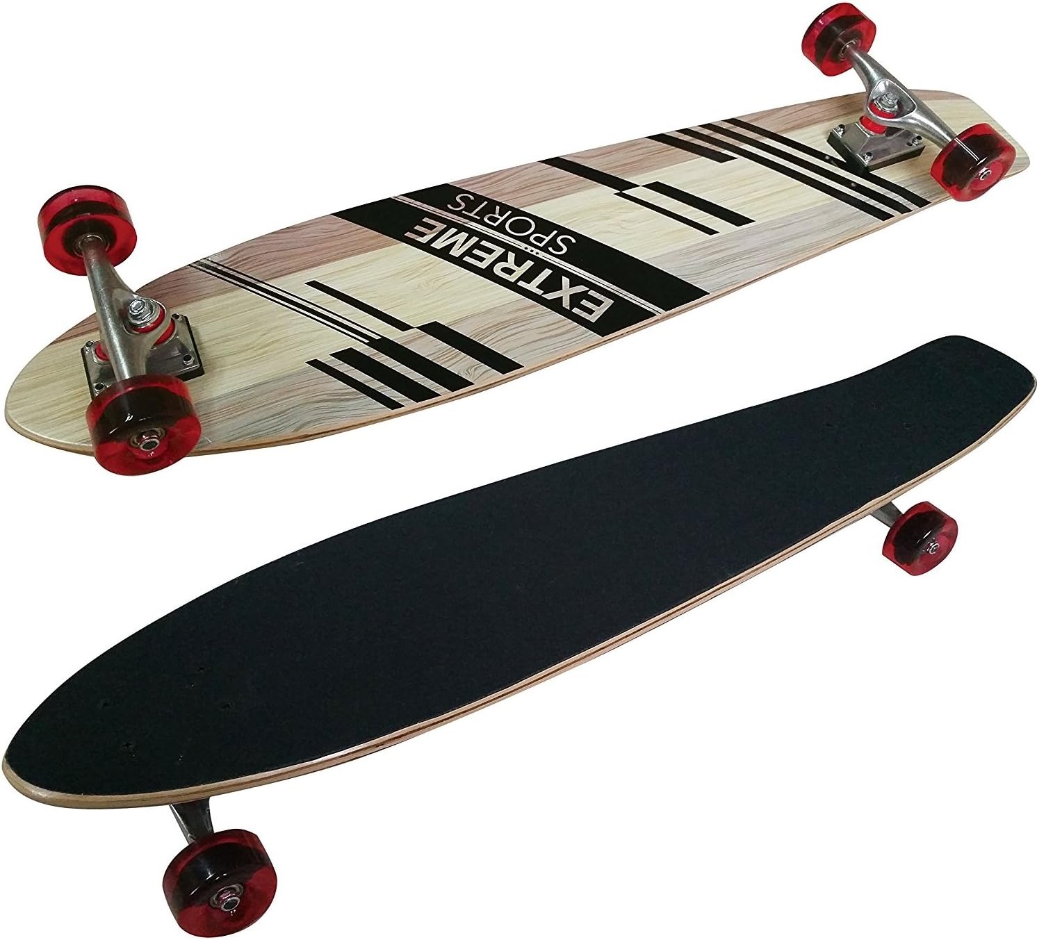 Longboard LA Sports Pintail Cruiser 38,5“ komplett mit ABEC 5