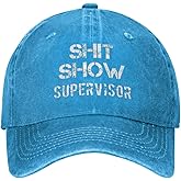 Shit Show Supervisor Hat for Women Baseball Cap Vintage Caps