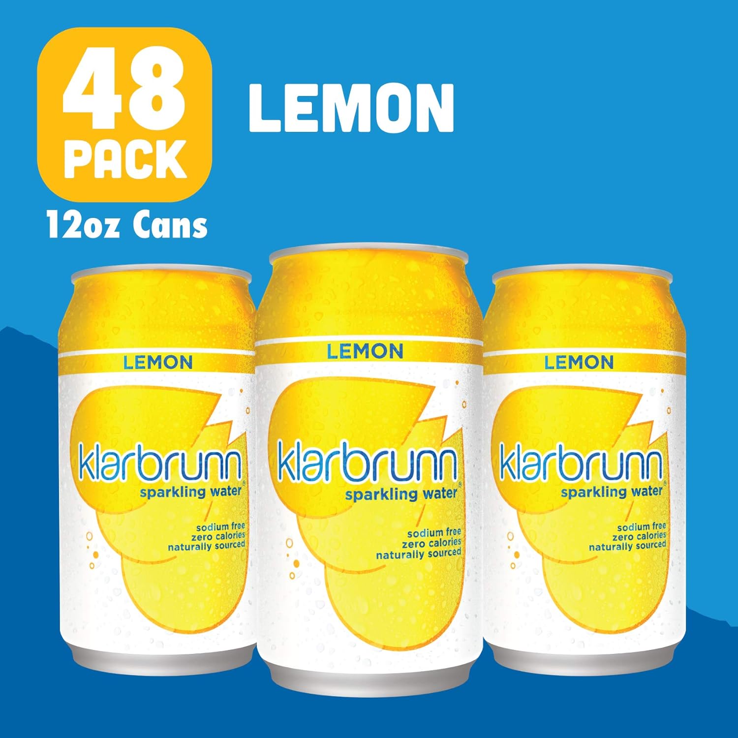 Klarbrunn Sparkling Water, Lemon, 48 Pack: Amazon.com: Grocery