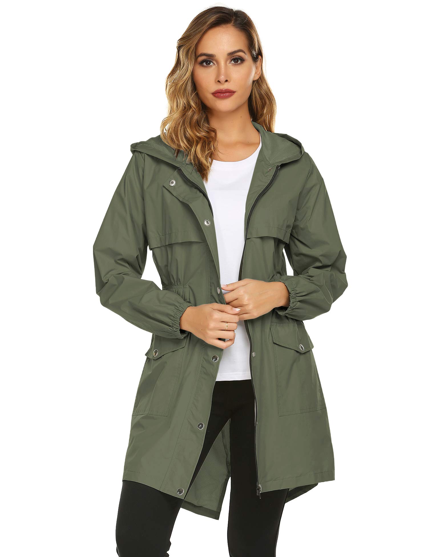 long lightweight raincoat