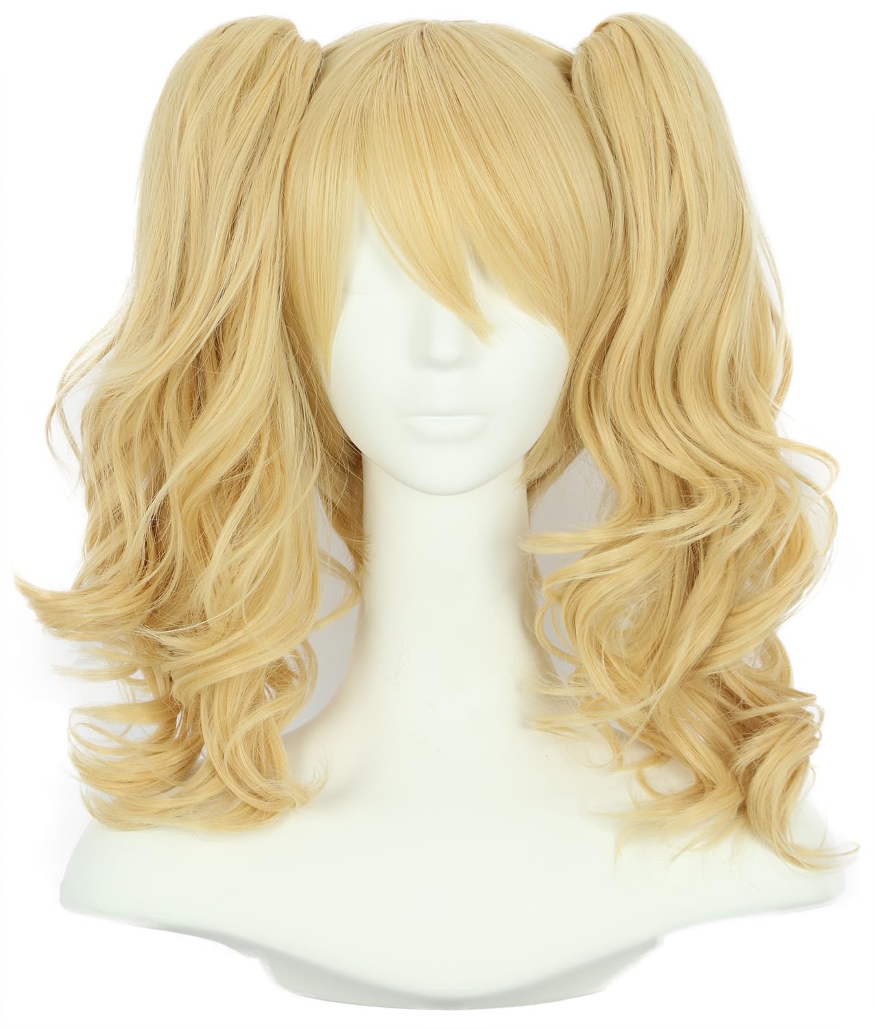 Karlery Women's Long Ponytail Blonde Wig Lolita Clip In Thick Claw Drawstring Pigtail Wig for Halloween Costume Anime Cosplay โ image 1