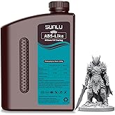 SUNLU Upgraded 2KG ABS Like Resin with Enhanced Strength and Toughness, High Compatibility 3D Printer Resin, 2000G Grey