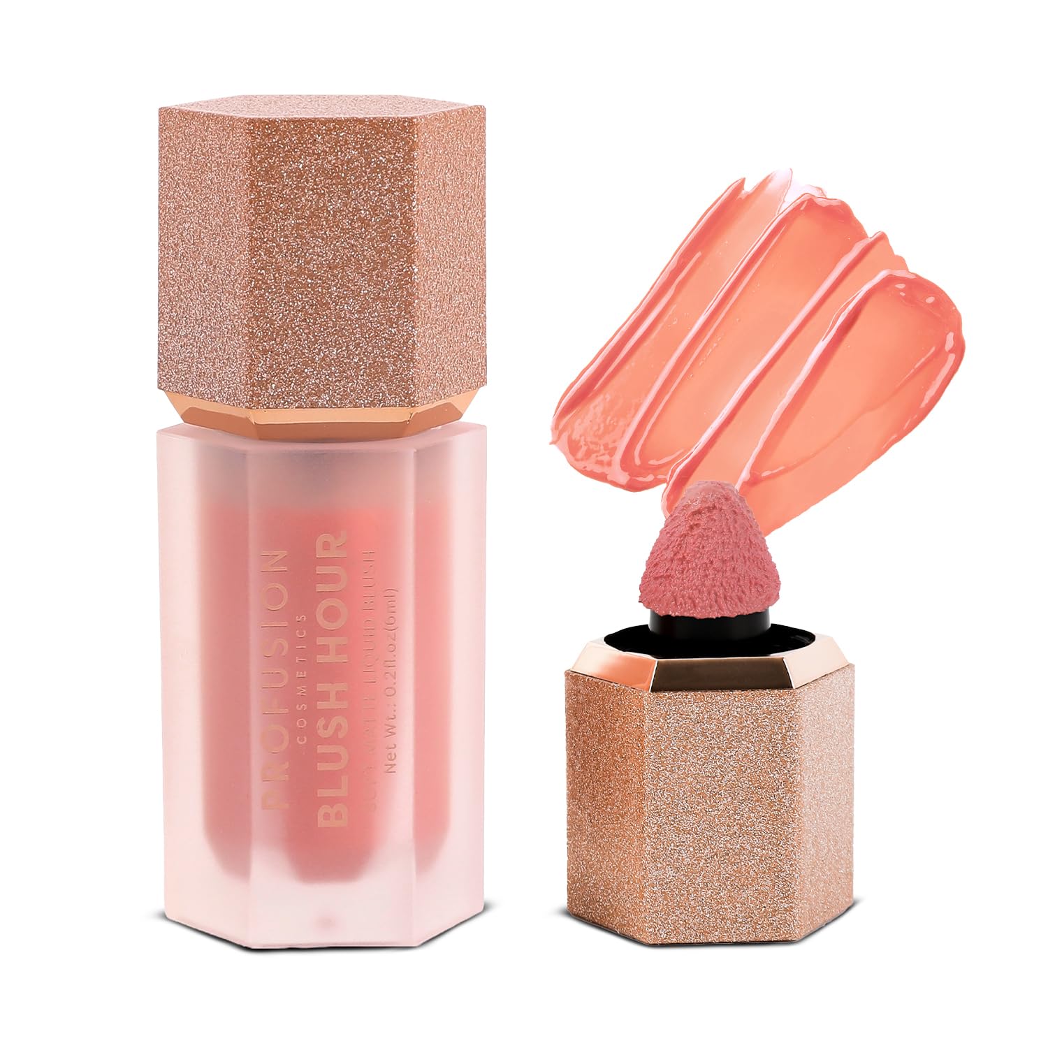 Profusion Cosmetics Blush Hour for Face, Lightweight and Long Wearing Soft Matte Liquid Blush Provides Natural Finish, Creamy Texture Which is Buildable, Essential Beauty Tool for Raising Your Glow