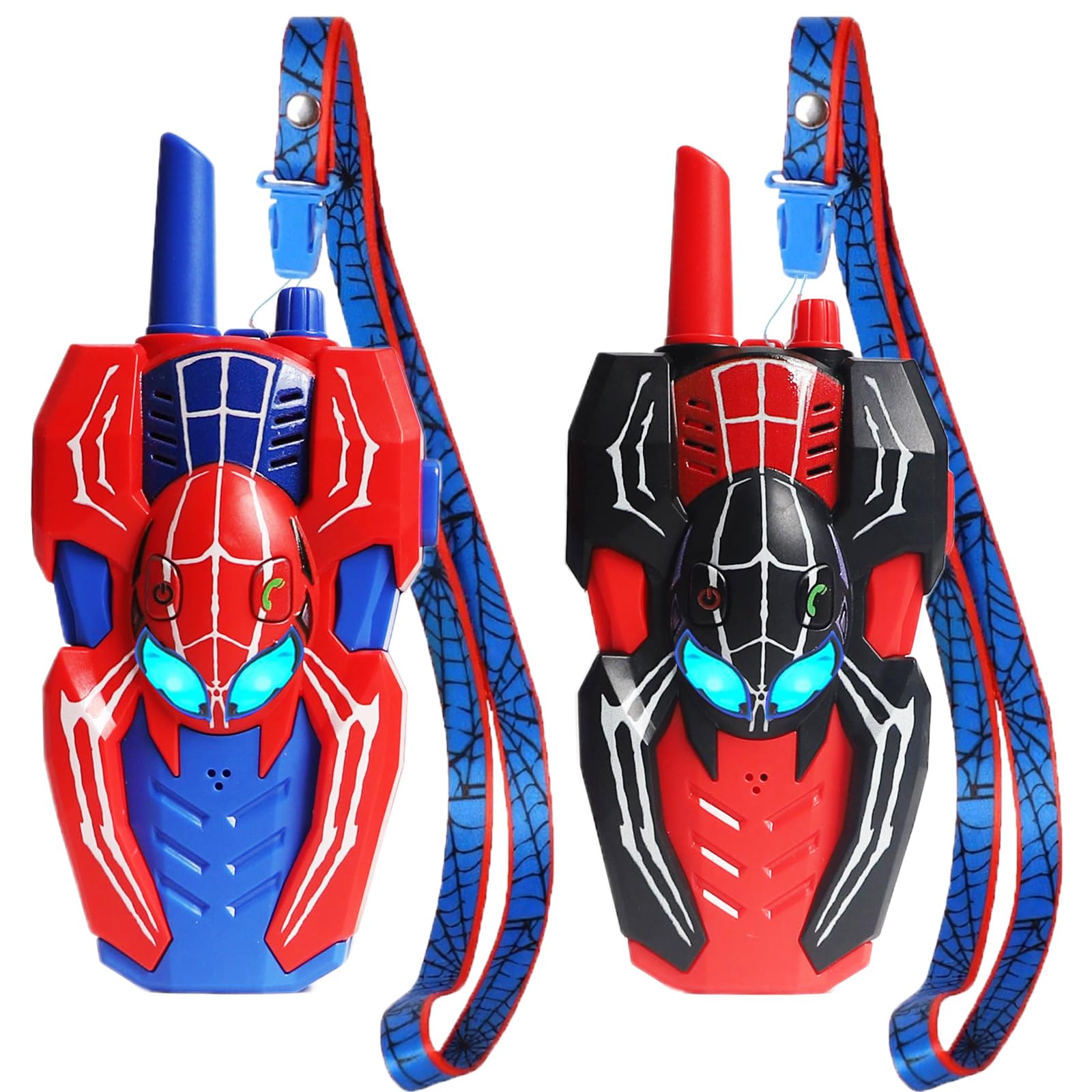 Photo 1 of Walkie Talkies for Kids Long Range, Kids Walkie Talkies 2 Pack, Spider Toys for Boys 3-4 4-6 6-8 Outdoor Camping 2 Way Radio Toy, Birthday Toys for Ages 3-4 5-7 8-13