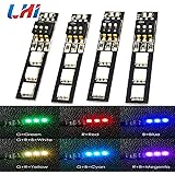 LHI 7 Colors RGB 5050 LED Strip Night Light 12V with DIP Switch 30mm Wire for ZMR250 QAV250 FPV 250 RC FPV Quadcopter (4PCS)