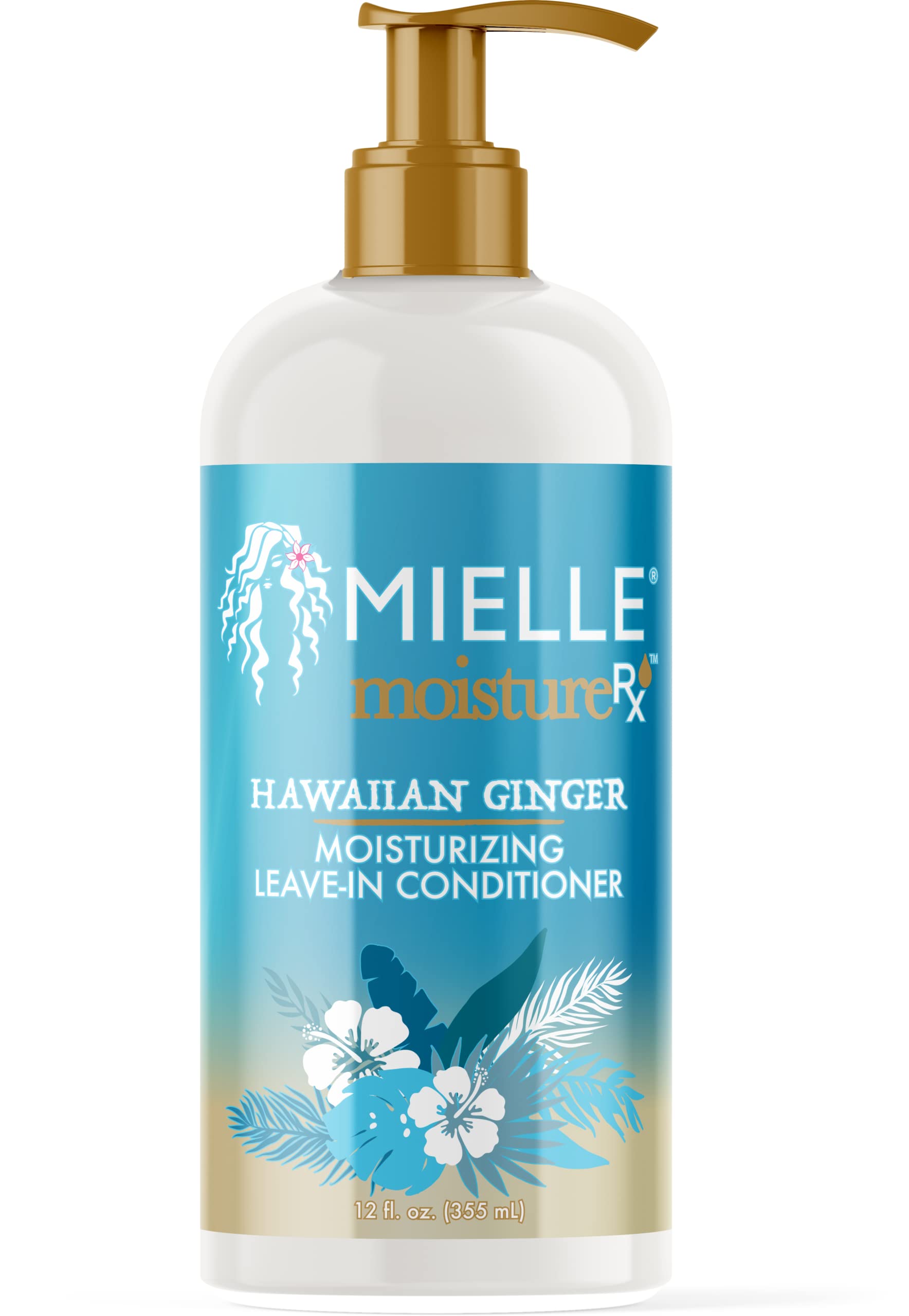 Mielle Moisture Rx Hawaiin Ginger Moisturizing Leave In Conditioner 12oz