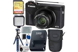 Canon PowerShot G7 X Mark III Digital Camera (Black #CAPSG7X3B) with Advanced Accessory Bundle