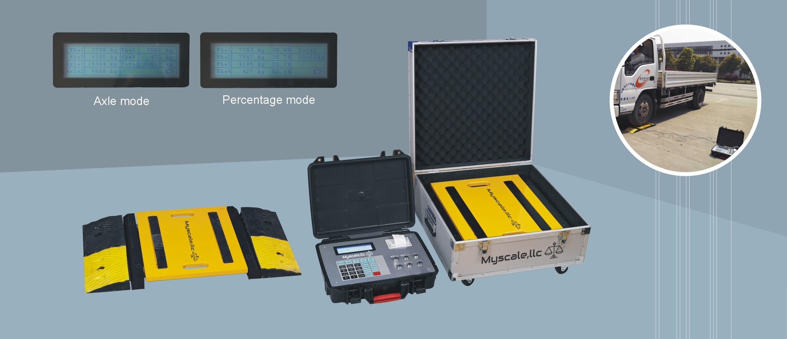 MYSCALE WEIGHING PAD 450MMX700MM OR 690X900MM 60KLB FOR CAR OR SMALL TRUCK