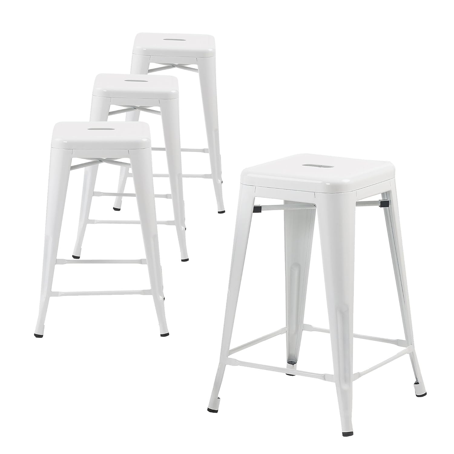 Best bar stool metal wood white