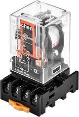 Heschen General Purpose Relay MK2P-I AC 220V Coil DPDT 8 Pin with Plug-in Socket view 8
