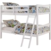 Angel Line Fremont Twin Over Twin Bunk Bed, White