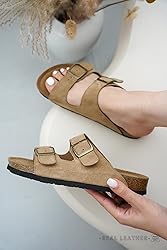 Project Cloud 100% Genuine Leather Flat Sandals