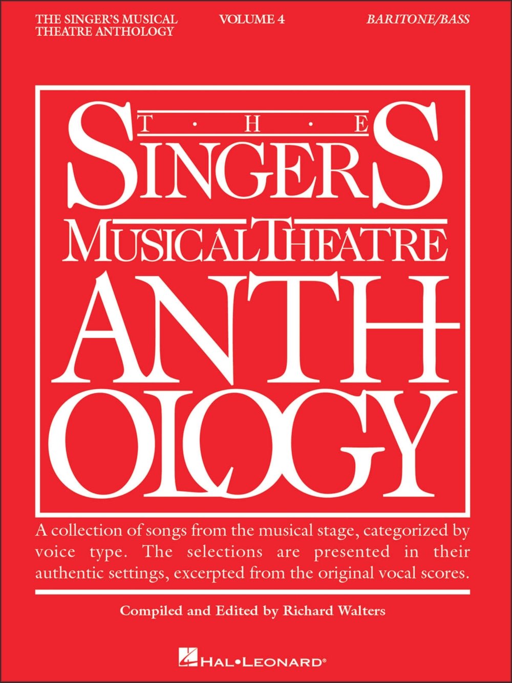 The Singer's Musical Theatre Anthology: Baritone/Bass vol 4