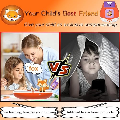 AOHRO Talking Flash Cards Educational Toys for Year Old