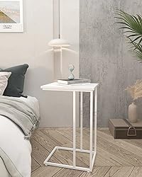 Innerjoin C Shaped End Table, C Side Table for