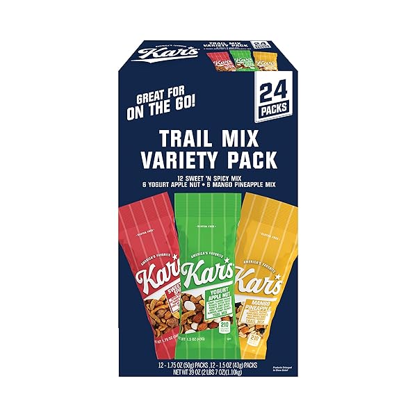 KAR’S NUTS VARIETY PACK TRAIL MIX SNACKS -YOGURT...