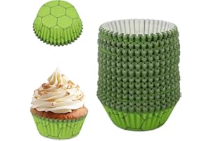 300pcs Turtle Cupcake Liners, Green Baking Cup Cake Holders Birthday Party Muffin Cases Decorations Cartoon Theme Snacks Dess