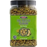 Seapoint Farms Fire Roasted Edamame, Dill Pickle, 19 oz Jar (Pack of 1) | Plant Based,11g Protein, Vegan, Gluten-Free, Kosher, Low Carb, Nutrient Dense, Healthy Snack, Salad Topping, Family Size