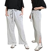 Inspired Comforts Women Tearaway Post Surgery Recovery Pajama Pants with Side Snaps & Pockets