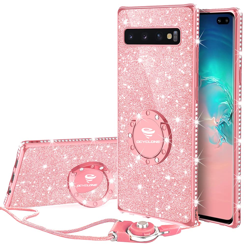 Pink Phone Case Samsung S10 Pink Samsung S10 Bling Cases Clear