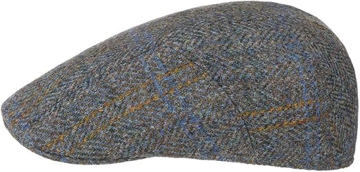 stetson harris tweed newsboy cap