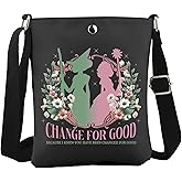 WCGXKO The Musical Gifts Musical Lover Gift Because I Knew You I Have Been Changed For Good Crossbody Bag