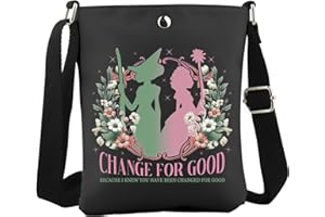 WCGXKO The Musical Gifts Musical Lover Gift Because I Knew You I Have Been Changed For Good Crossbody Bag