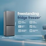 Fridgemaster MC50165EB 50cm Freestanding Fridge Freezer 175L Black view 2