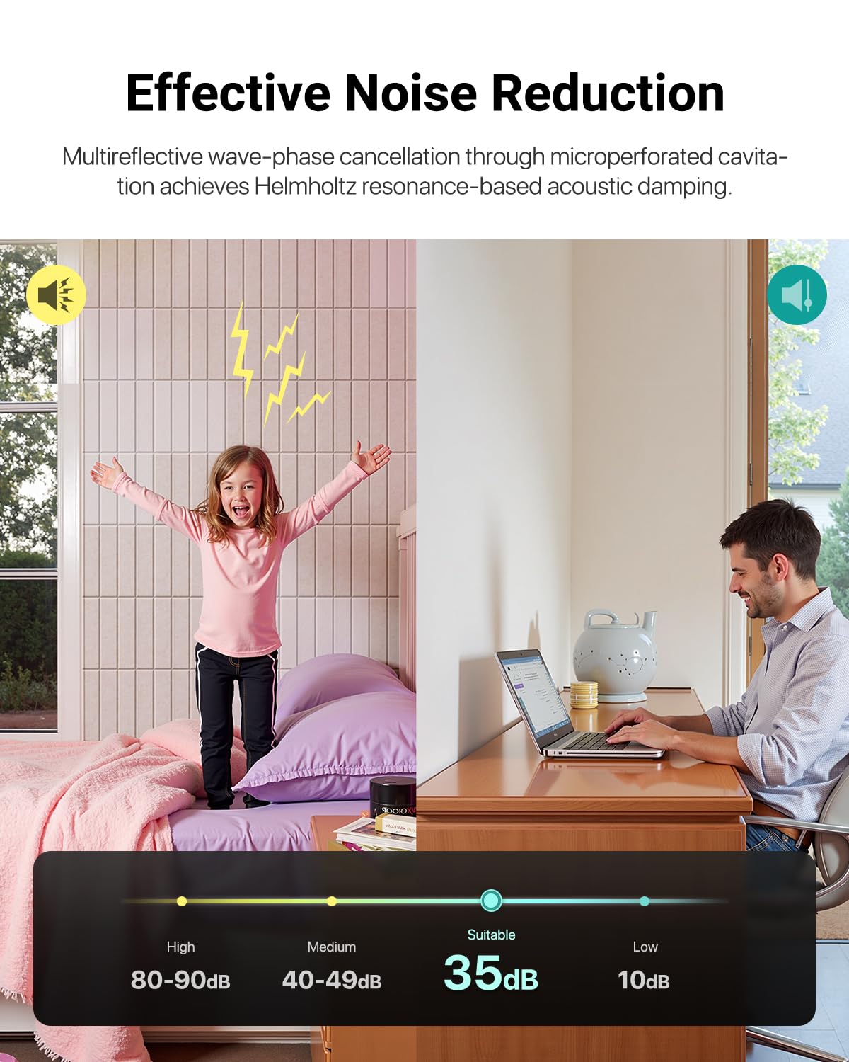 Soundsbay 12 Stück Akustikpaneele Selbstklebend, Akustikplatten aus Polyester zur Schalldämmung, 30×30×0.9cm, Schallschutz Schallabsorber für Effektive Akustikbehandlung und Stylische Wandgestaltung 6