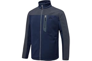 TBMPOY Men's Fleece Jackets Lightweight Full-Zip Fall Jacket Warm Winter Coats Outdoor Hiking with Pockets