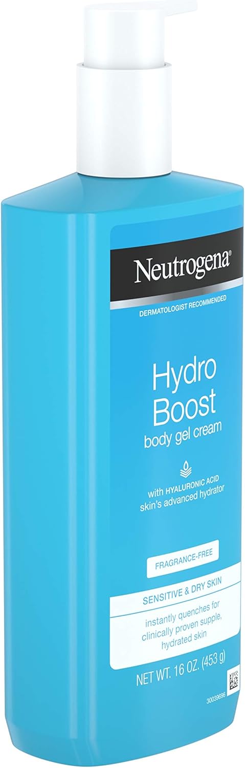 Neutrogena Hydro Boost Fragrance-free Hydrating Body Gel Cream, 16 Ounce : Beauty