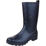Litfun Women's Mid Calf Rain Boots Waterproof Lightweight Garden Shoes