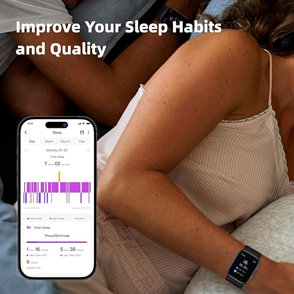 SMART WATCH, 1.95″ BLOOD PRESSURE SMART WATCH WITH AIR PUMP CUFF, BLOOD PRESSURE MONITOR WATCH WITH SLEEP HEART RATE MONITOR, PEDOMETER, BLOOD PRESSURE WATCH SUPPORTS DATA SHARING, REMINDER MONITORING