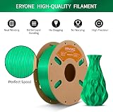 ERYONE PLA Filament 1.75mm Green 1kg 3D Printer Dimensional Accuracy +/-0.03mm view 4