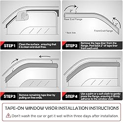 AceRide Window Visors for 2014-2021 Mazda 6
